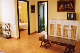 Recently restored apartment in the centre of Granada, beside El Corte Inglés. Living room with sopha-bed, one bedroom with double bed, bathroom and kitchen. Wooden floor, centralized heating and hot . Oasis Real Estate. Houses in Granada, Spain.