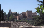 Vistas de la Alhambra desde la terraza.