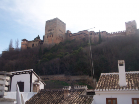 Vistas de la Alhambra desde apartamento en en venta en el Albaicín, Granada