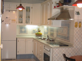 Cocina de piso en venta en el centro de Granada.
